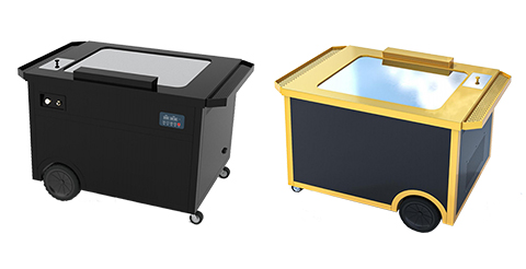 石墨烯熱力波加熱，德派量子納米陶瓷煎板，志銘新款移動+外置電源鐵板燒設(shè)備